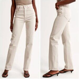 Abercrombie & Fitch  90's Straight Ultra High Rise Jeans size 30/10